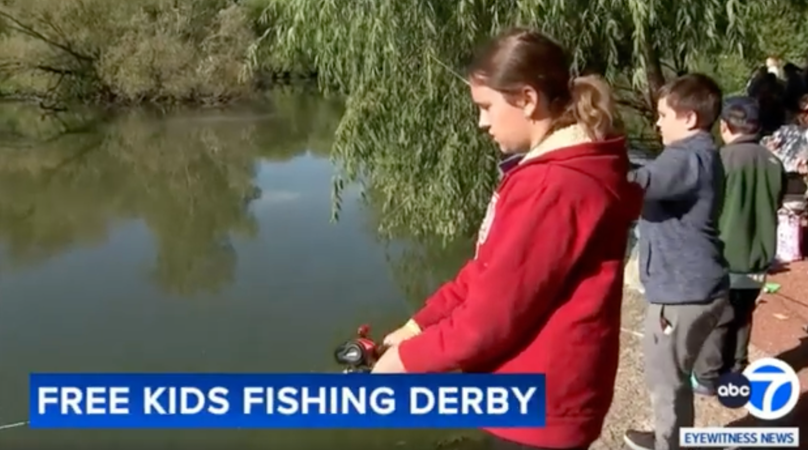 ABC7 Eyewitness News — Free Kids Fishing Derby at McKinley Park Lagoon