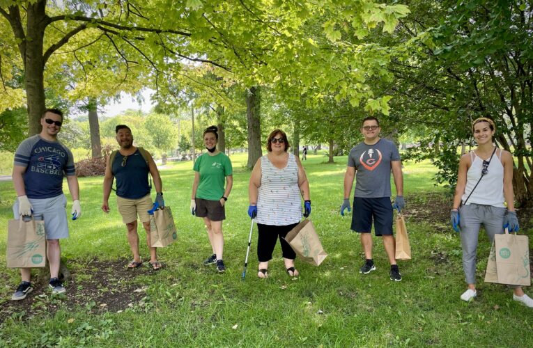 Employees of the World’s Largest PR Firm Clean up McKinley Park