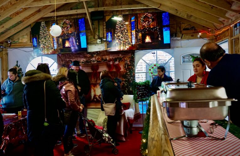 Pictures- McKinley Park Post Transformed into the North Pole – Community has Breakfast with Santa
