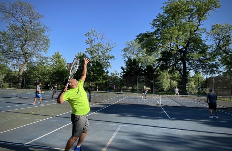 Playing Tennis In their 70’s and Having A Blast At McKinley Park